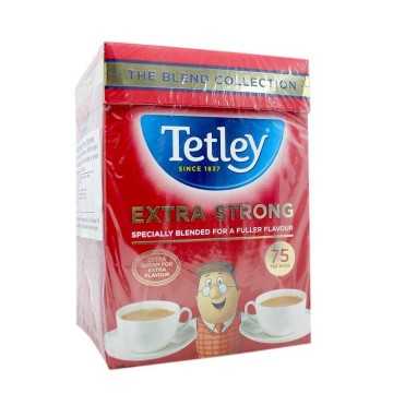 Tetley Extra Strong Tea Bags / Té Negro x75