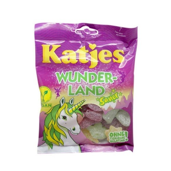 Katjes Wunder-Land Sauer / Gominolas Ácidas Veganas 175g Katjes Wunder-Land Sauer / Gominolas Ácidas Veganas 175g