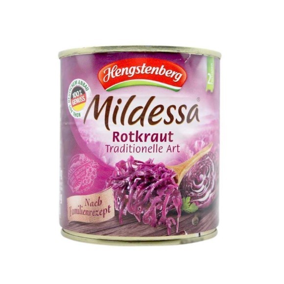 Hengstenberg Mildessa Rotkraut 300g/ Red Cabbage Sauerkraut Hengstenberg Mildessa Rotkraut 300g/ Red Cabbage Sauerkraut