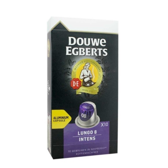Douwe Egberts Lungo Intens / Cápsulas de Café Intenso x10 Douwe Egberts Lungo Intens / Cápsulas de Café Intenso x10
