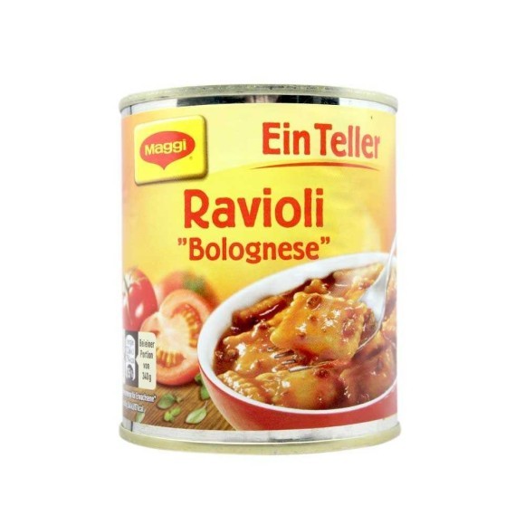 Maggi Ein Teller Ravioli Bolognese / Ravioli Boloñesa 340g Maggi Ein Teller Ravioli Bolognese / Ravioli Boloñesa 340g