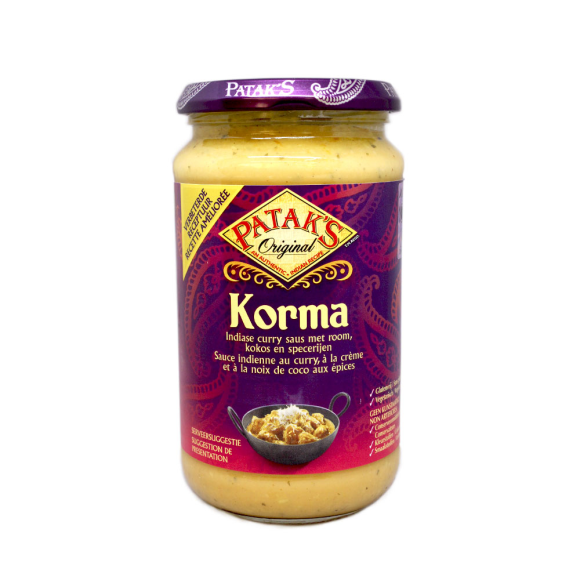Patak's Korma Saus / Korma Sauce 450g Patak's Korma Saus / Korma Sauce 450g