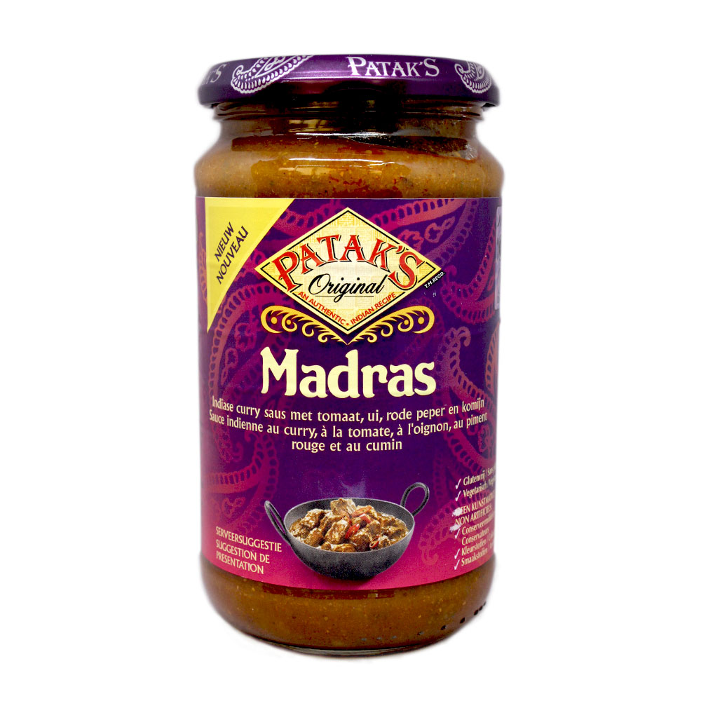 Patak's Madras Saus / Salsa Madras 450g