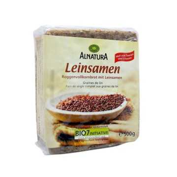 Alnatura Leinsamenbrot 500g/ Rye Bread with flax seeds
