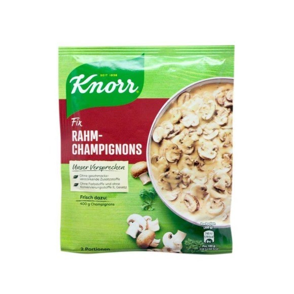 Knorr Rahmchampignons / Champignon Sauce 33g Knorr Rahmchampignons / Champignon Sauce 33g