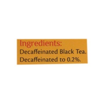Twinings Decaf English Breakfast Tea / Té Negro Descafeinado x50