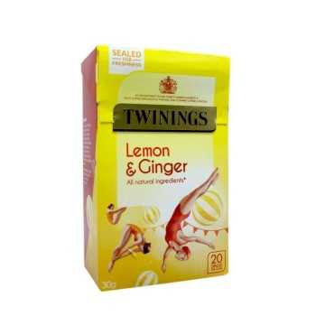 Twinings Lemon & Ginger Tea / Té de Limón y Jengibre x20