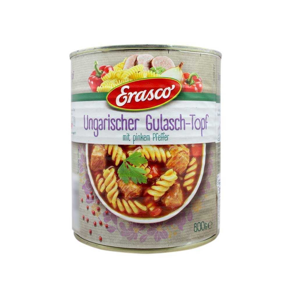 Erasco Ungarischer Gulasch-Topf 800g/ Gulasch Stew with Pasta