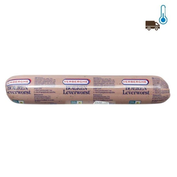 Verberghe Boeren Leverworst / Paté de Hígado de Cerdo 500g Verberghe Boeren Leverworst / Paté de Hígado de Cerdo 500g