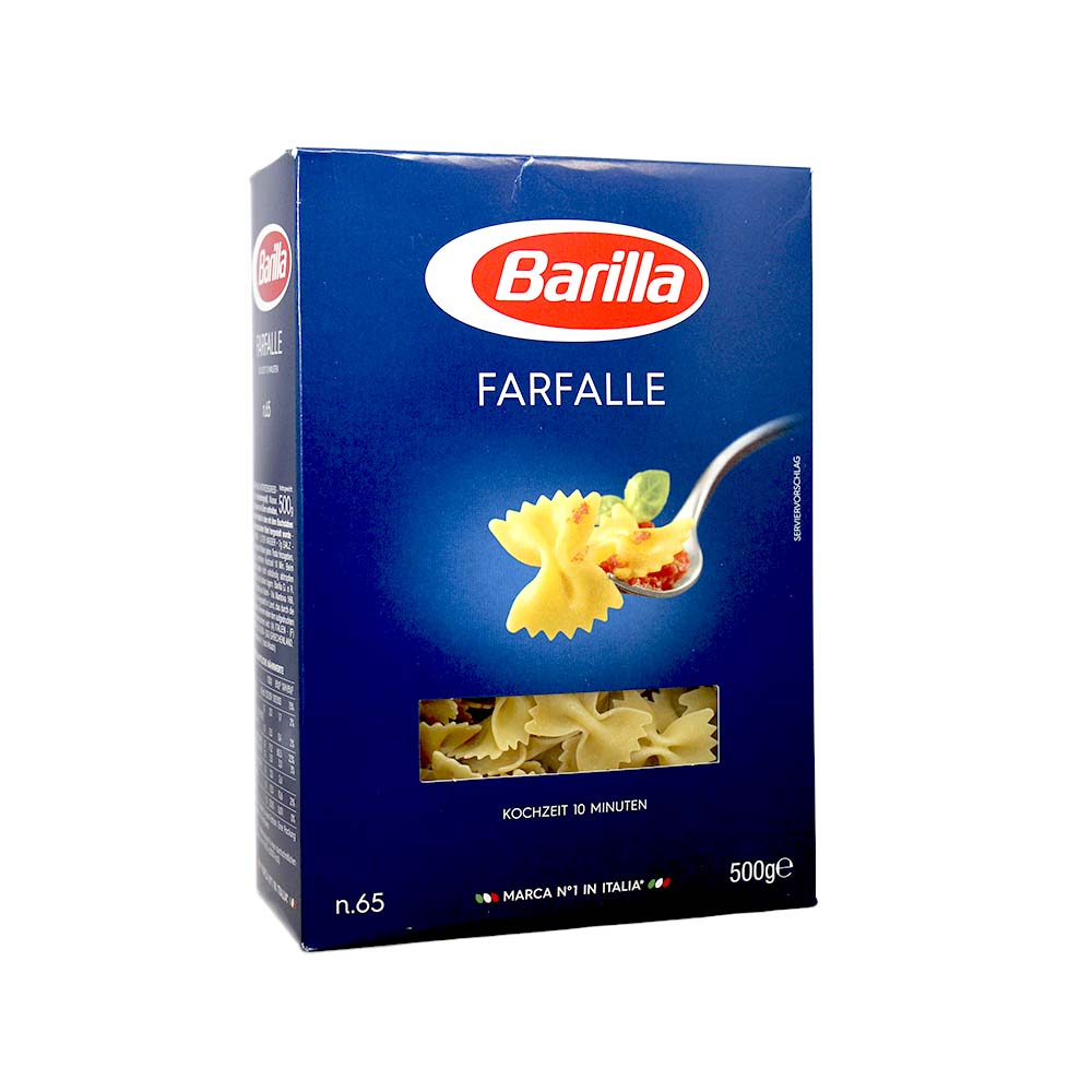 Barilla Farfalle / Pasta en Pajaritas 500g