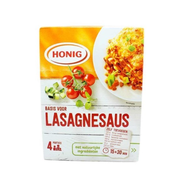 Honig Basis voor Lasagnesaus / Base para Lasaña 125g Honig Basis voor Lasagnesaus / Base para Lasaña 125g