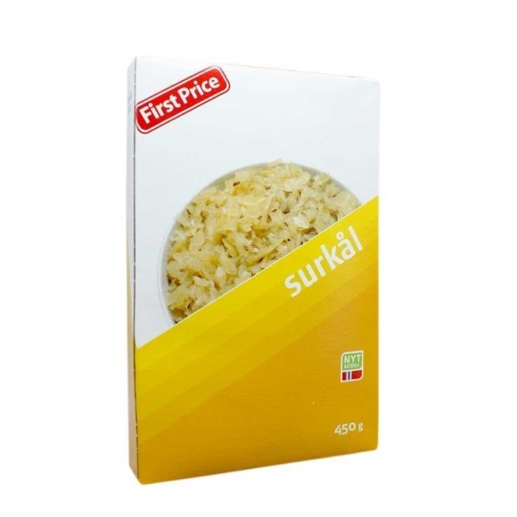 First Price Surkål 450g/ White Cabbage First Price Surkål 450g/ White Cabbage