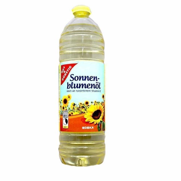 Gut&Gunstig Sonnenblumenöl 1L/ Refined Sunflower Oil Gut&Gunstig Sonnenblumenöl 1L/ Refined Sunflower Oil