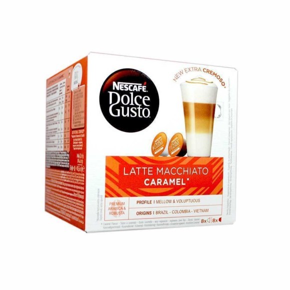 Nescafé Dolce Gusto Latte Macchiato Caramelo/ Macchiato Caramel Coffee Nescafé Dolce Gusto Latte Macchiato Caramelo/ Macchiato Caramel Coffee