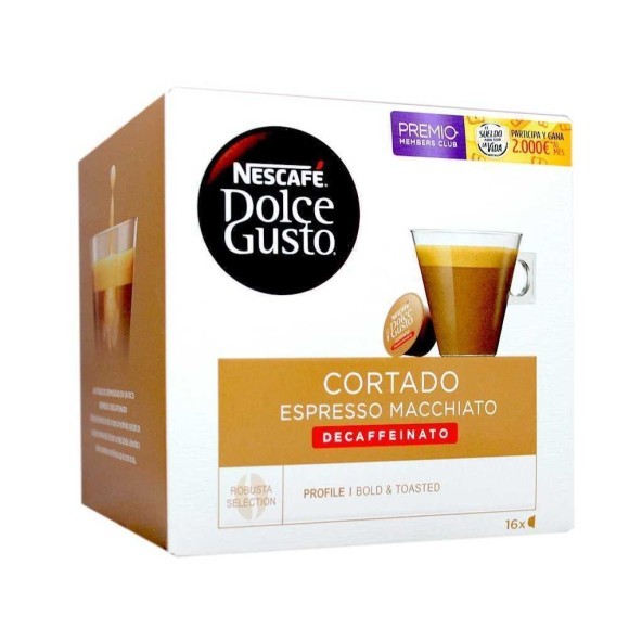 Calorías en Dolce Gusto Café con Leche e Información Nutricional