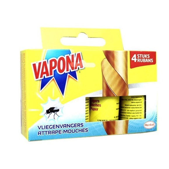 Vapona Vliegenvangers / Anti Moscas Papel 4ud Vapona Vliegenvangers / Anti Moscas Papel 4ud