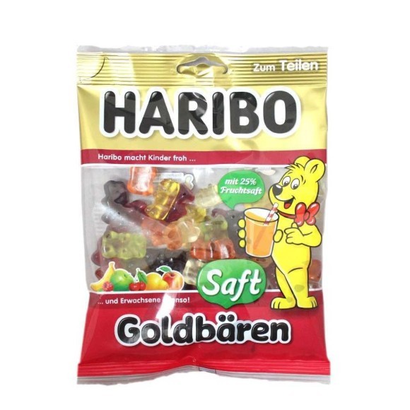 Haribo Goldbären Saft 175Gr/ Gummy Bears Haribo Goldbären Saft 175Gr/ Gummy Bears