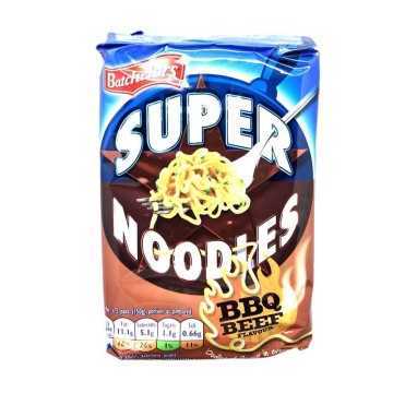 Batchelor’s Super Noodles BBQ Beef / Fideos Instantáneos Sabor Barbacoa 100g