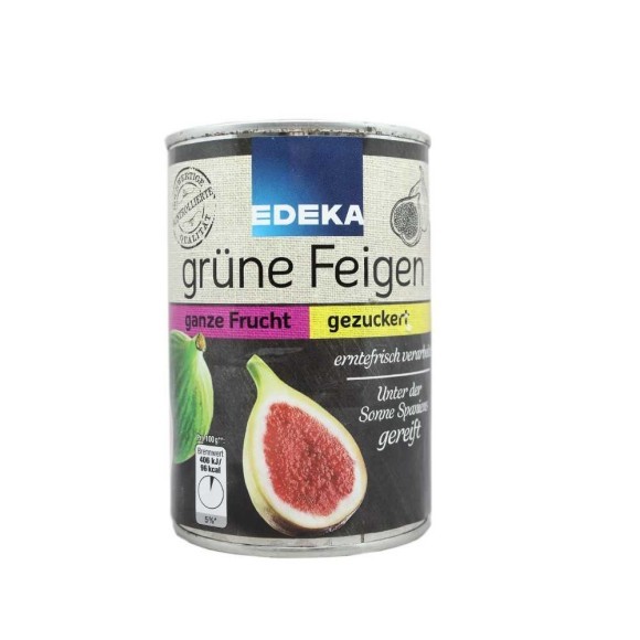 Edeka Grüne Feige Gezuckert / Higos en Conserva 415g Edeka Grüne Feige Gezuckert / Higos en Conserva 415g
