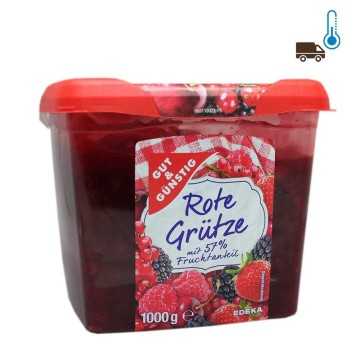 Gut&Günstig Rote Grütze 1Kg/ Gelatina de Frutos Rojos