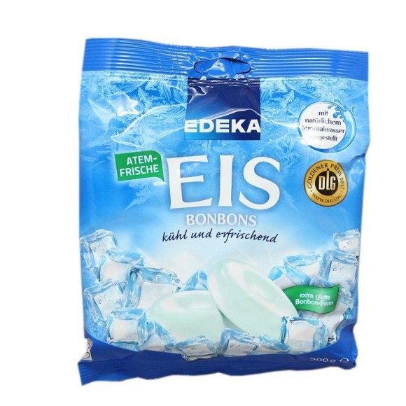 Edeka Eis Bonbons / Caramelos Extra Mentolados 200g Edeka Eis Bonbons / Caramelos Extra Mentolados 200g