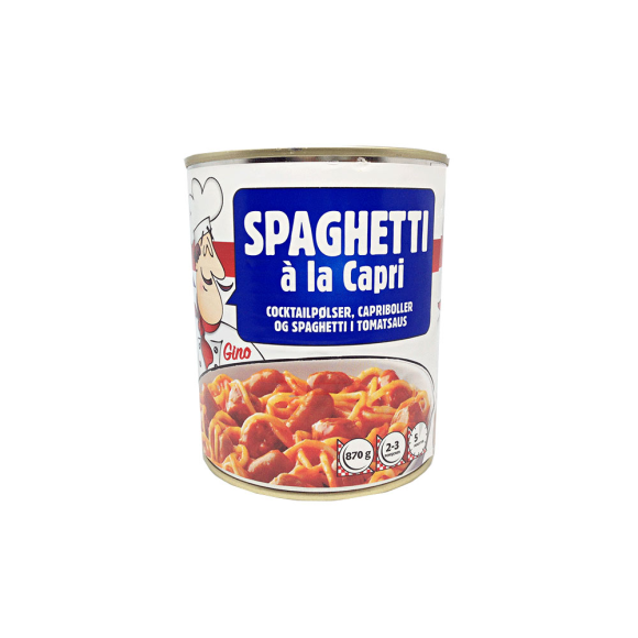Gino Spaghetti À La Capri / Espaguetis Preparados 870g Gino Spaghetti À La Capri / Espaguetis Preparados 870g