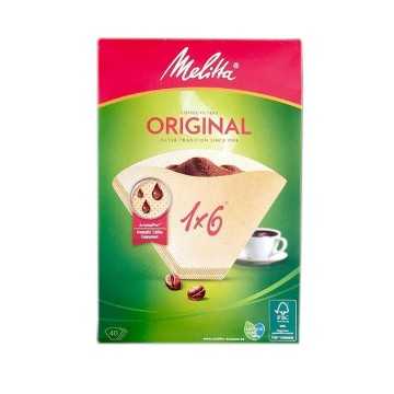 Melitta Coffee Filters 1x6 40Un/ Filtros Café