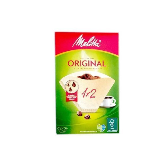 Melitta Coffee Filters 1x2 40U/ Filtros Café Melitta Coffee Filters 1x2 40U/ Filtros Café