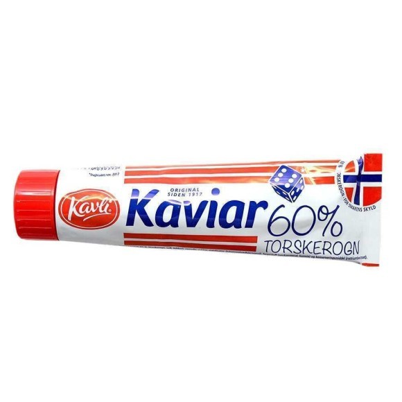 Kavli Kaviar 60% Torskerogn 190g/ Cod Roe Spread Kavli Kaviar 60% Torskerogn 190g/ Cod Roe Spread