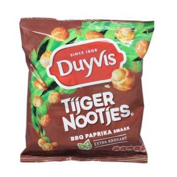 Duyvis Tijgernootjes BBQ Paprika Smaak 280g/ Crunchy Peanuts BBQ Flavour