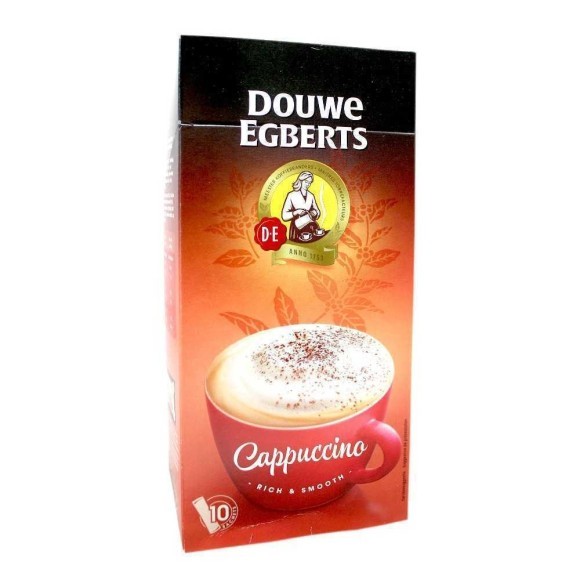 Douwe Egberts Capuccino x10/ Instant Coffee Douwe Egberts Capuccino x10/ Instant Coffee
