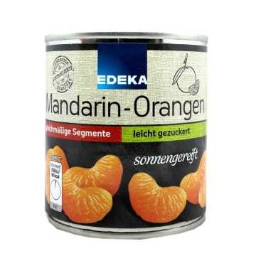 Edeka Mandarin-Orangen Leicht Gezuckert / Mandarina en Gajos 312g