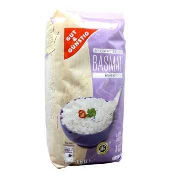 Gut&Günstig Basmati Reis 1Kg/ Rice