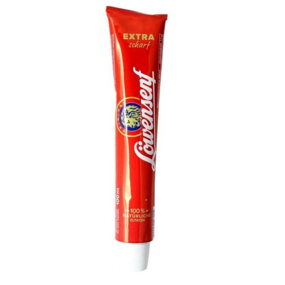 Löwensenf Extra Scharf 100ml/ Extra Spicy Mustard Löwensenf Extra Scharf 100ml/ Extra Spicy Mustard