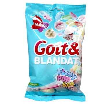 Malaco Gott&Blandat Fizzy Pop&Co / Golosinas Variadas 130g