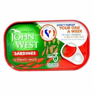 John West Sardines in Tomato Sauce / Sardinas en Salsa de Tomate 120g