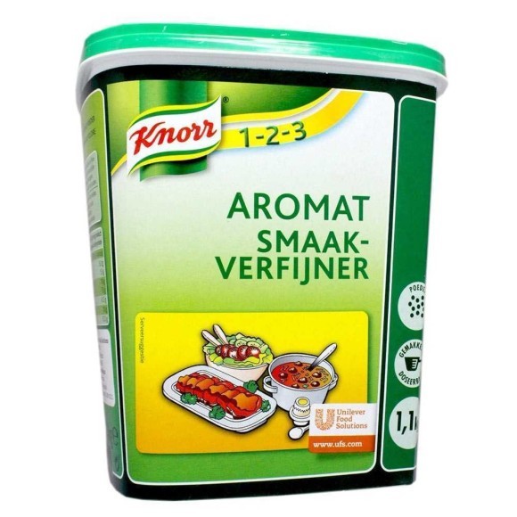 Knorr Aromat Smaakverfiner / Condimento Potenciador de Sabor 1,1Kg Knorr Aromat Smaakverfiner / Condimento Potenciador de Sabor 1,1Kg