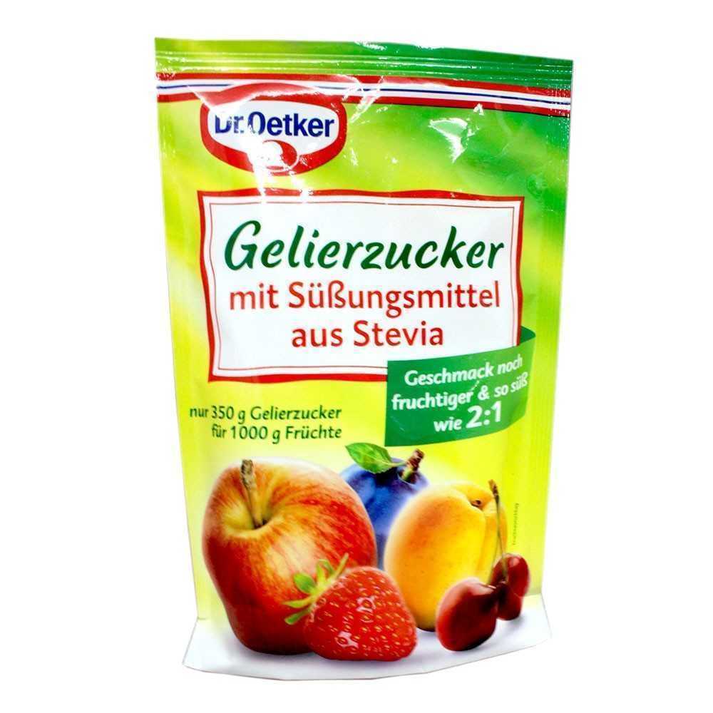 Dr.Oetker Gelierzucker mit Stevia 2:1 / Azúcar Gelificante con Stevia 350g