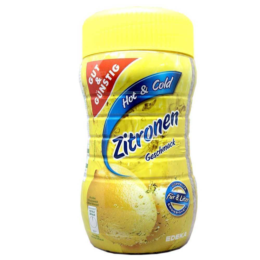 Té Geschmack 400g de Limón Zitronen / Soluble Gut&Günstig