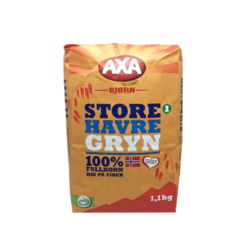 Axa Bjørn Havregryn Store 1,1Kg/ Whole Grain Oats