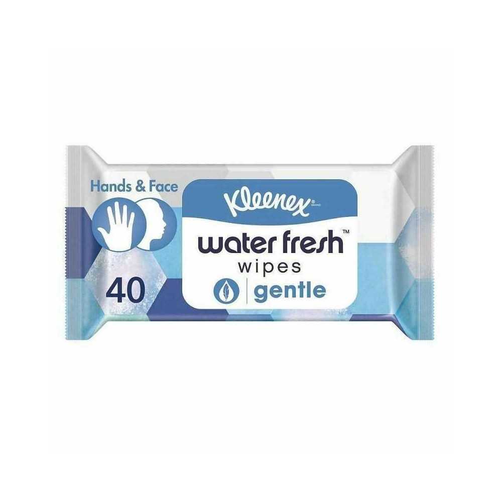 Kleenex Water Fresh Wipes / Pañuelos Húmedos x40