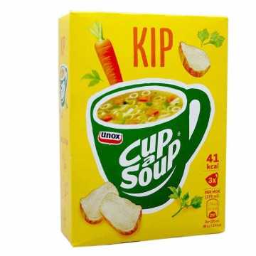 Unox Cup a Soup Kip x3/ Sopa de Sobre de Pollo
