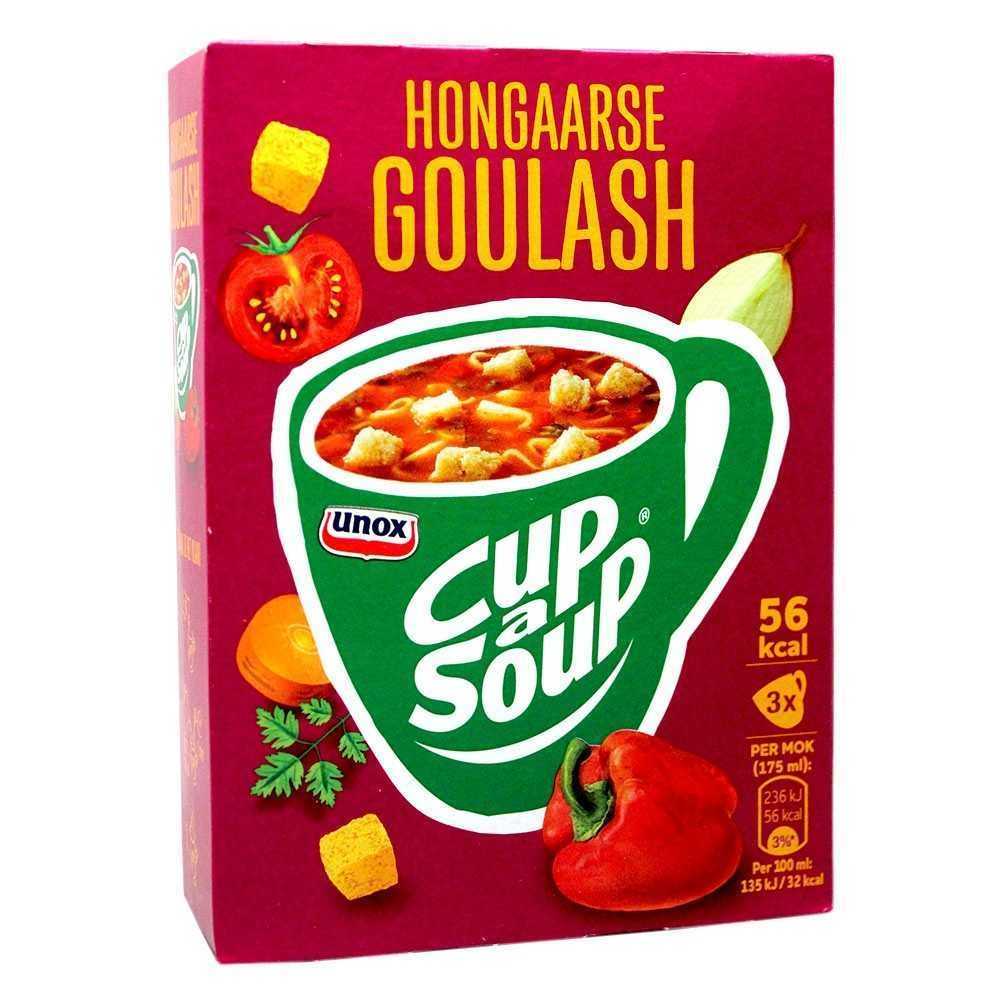 Unox Cup a Soup Hongaarse Goulash x3/ Sopa de Sobre de  Gulash Húngaro