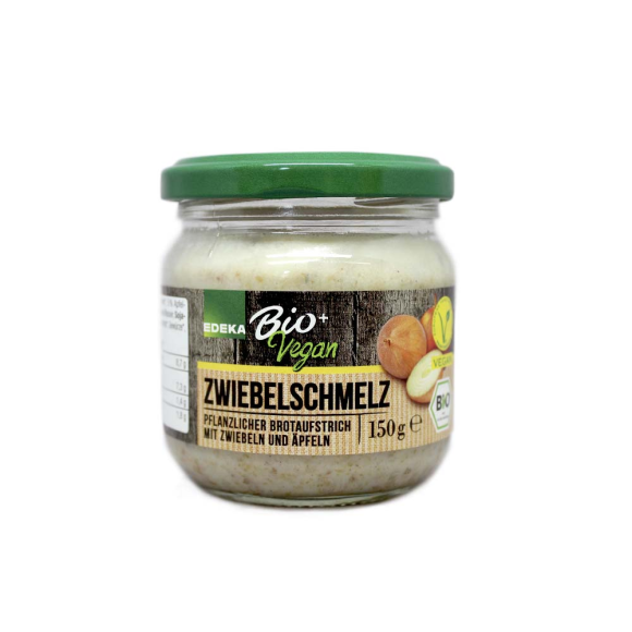 Edeka Zwiebelschmelz Brotaufstrich Bio + Vegan / BIO Vegetable Spread 150g Edeka Zwiebelschmelz Brotaufstrich Bio + Vegan / BIO Vegetable Spread 150g