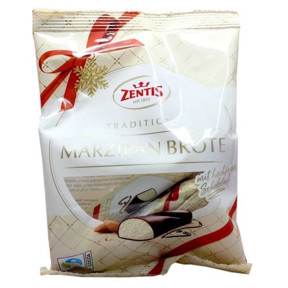 Zentis Marzipan Brote x4 / Barritas de Mazapán con Chocolate 100g Zentis Marzipan Brote x4 / Barritas de Mazapán con Chocolate 100g