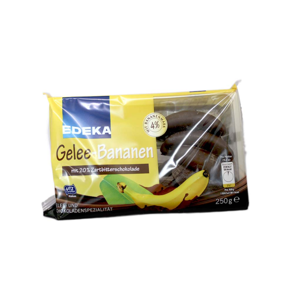 Edeka Gelee Bananen / Gelatina de Chocolate y Plátano 250g Edeka Gelee Bananen / Gelatina de Chocolate y Plátano 250g