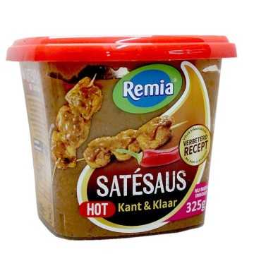 Remia Satésaus Hot Kant&Klaar 265ml/ Hot Peanut Sauce
