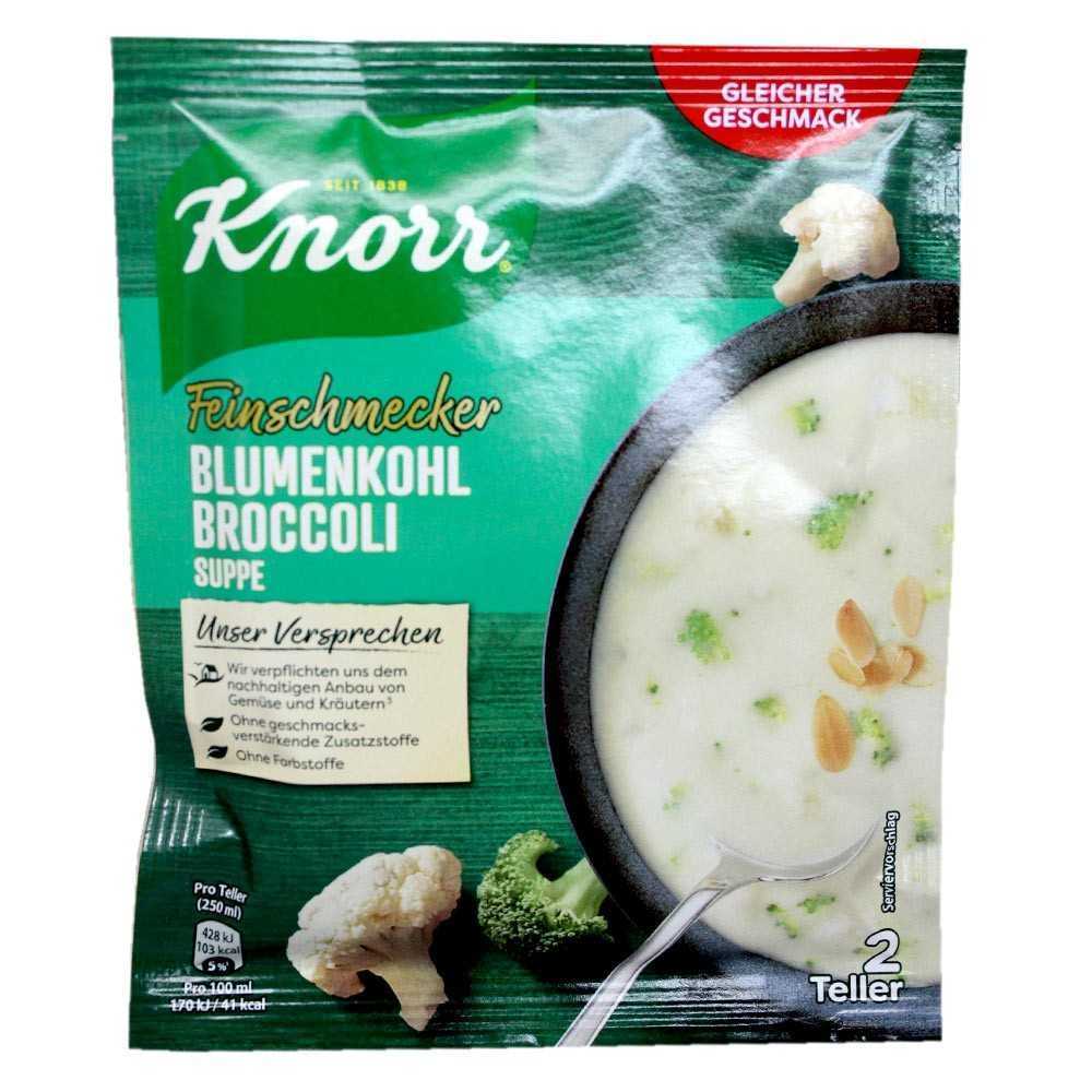 Knorr Blumenkohl Broccoli Suppe 48g/ Sopa de Coliflor y Brócoli