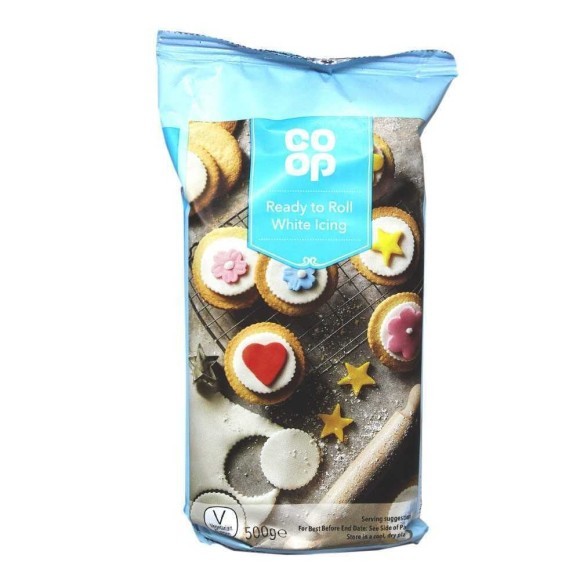 Coop Ready to Roll White Icing 500g Coop Ready to Roll White Icing 500g