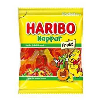 Haribo Nappar Fruit 80g/ Golosinas Frutas